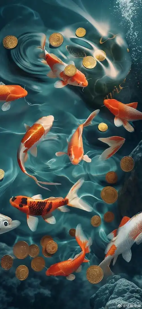 "荷" 颜悦色吸金转运锦鲤壁纸