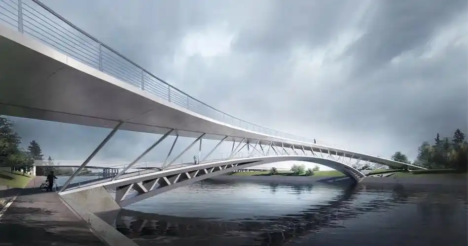 江山之间·活力城南|南京市浦口区城南河景观步行桥设计方案征集获奖