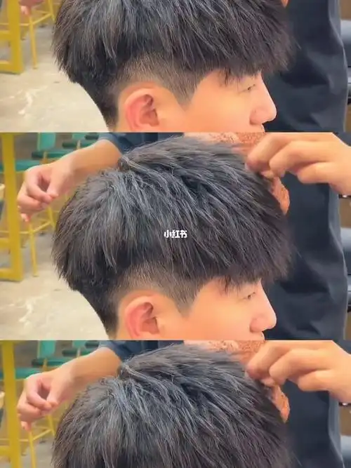 韩式小碎盖打理分享烟花烫锡纸烫钢夹烫