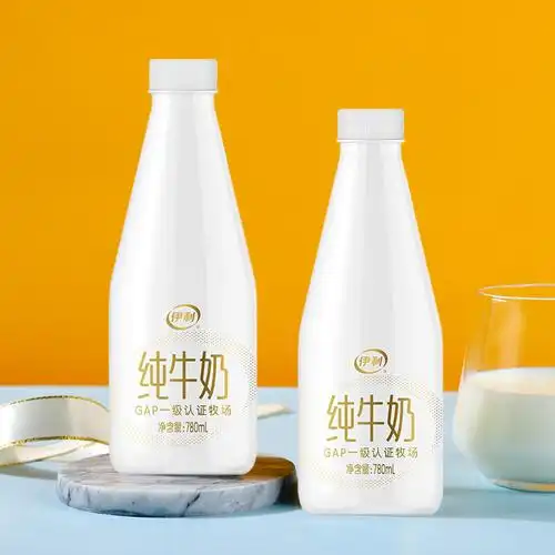 伊利早餐鲜纯新鲜纯全脂营养纯牛奶学生儿童瓶装低温奶