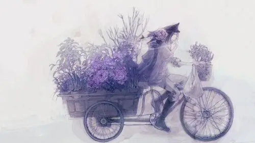 动漫手绘清新插画壁纸