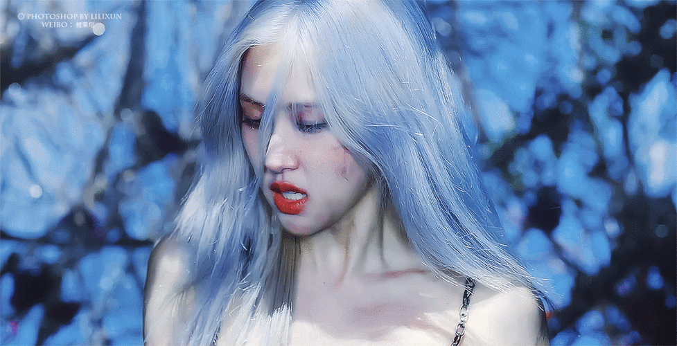 rose的蓝发有没有被惊艳到.反正我是爱了呀,跃跃欲试.