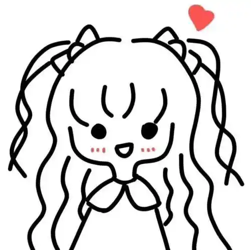 网红简笔画女孩教程 - 简单简笔画