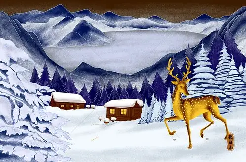 烫金城市美丽中国长白山