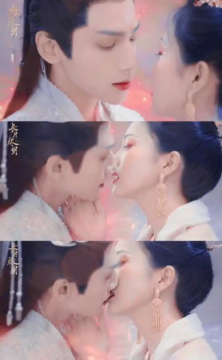 长月烬明罗云熙白鹿吻戏花絮视频# 《长月烬明》吻戏花絮合集96