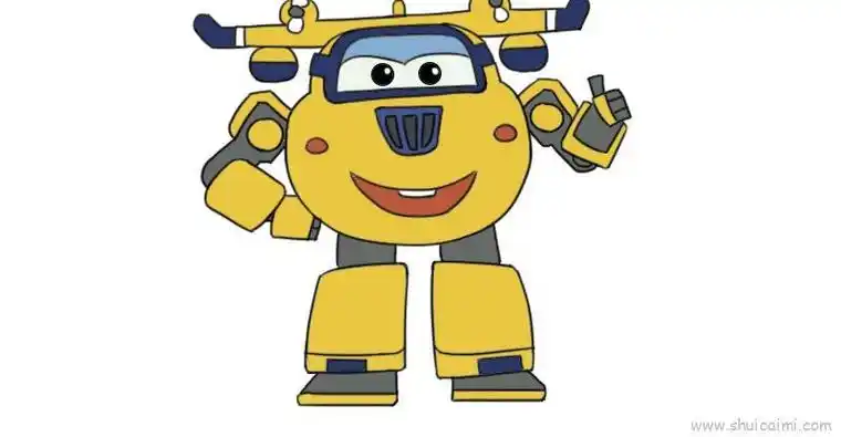 超级飞侠多多儿童画怎么画 超级飞侠多多简笔画步骤超级飞侠我是乐迪