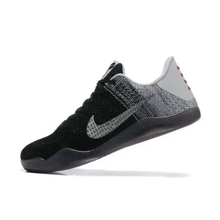 nike耐克科比11代篮球鞋黑人月kobe11代红黑编织全明星低帮战靴