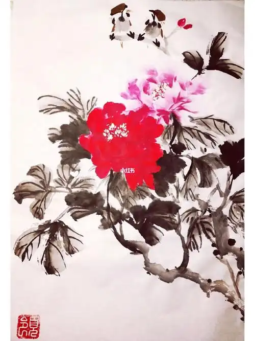 每日分享#寻找小红书绘画大神  #国画花鸟写意  #写意国画  #牡丹