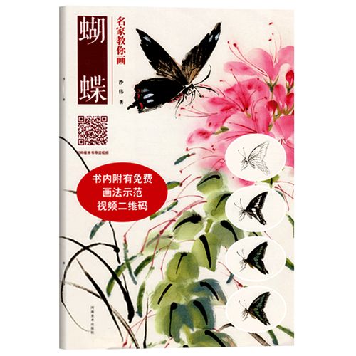 蝴蝶画法特征详解传统国画教程步骤解析视频教学示范名画欣赏零基础