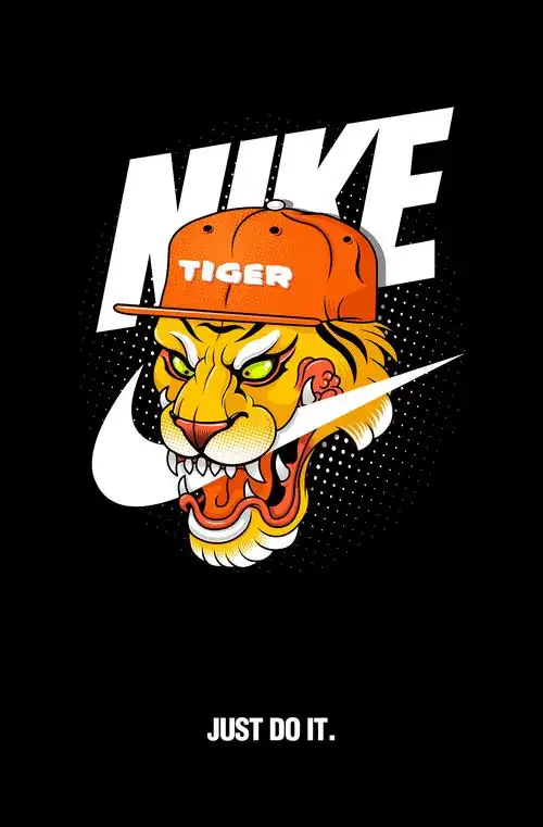 虎虎生威耐克潮t