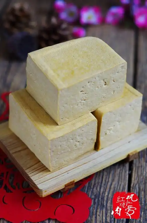 自制卤水豆腐之枸杞豆腐