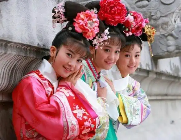 清朝宫廷古装帽子批发 格格帽 公主发饰 格格头饰 儿童女孩