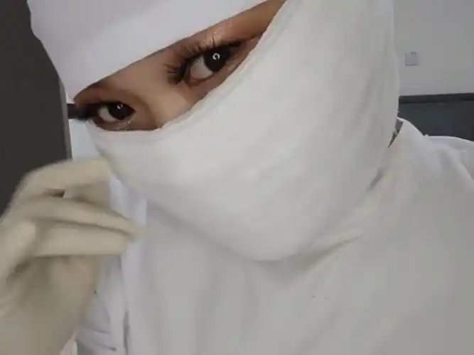 医生护士装 口罩蒙面女