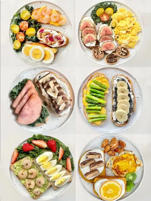 666款开放式吐司搭配健康美味早餐食谱灵感