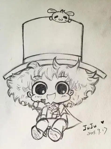 让你回忆起用铅笔画漫画人物的岁月,来自于日本画师shinji chibana的