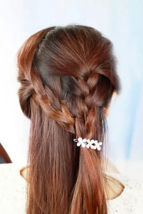 四款简单编发一学就会各个都超美(简单唯美的8款编发)(32)