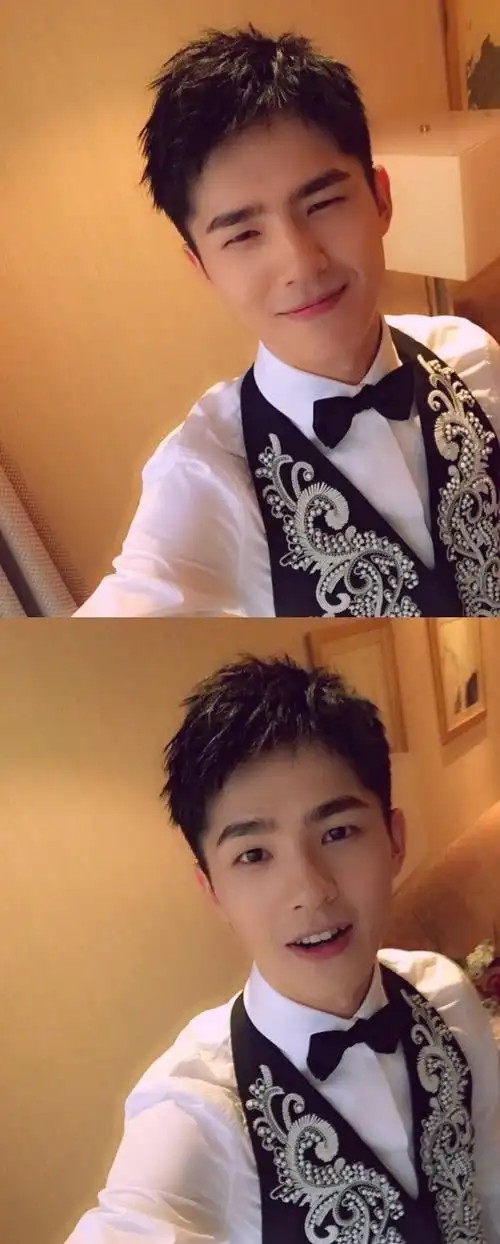 一个满身少年气息,清清爽爽干感觉净,笑起来露小虎牙的刘昊然.