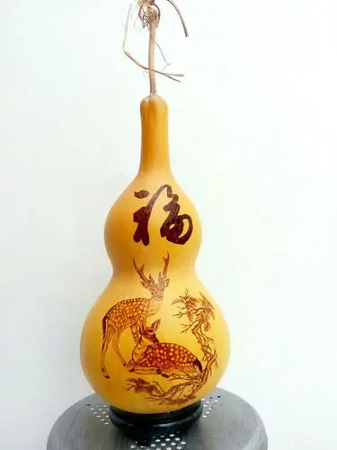 福禄堂烙画葫芦作品选