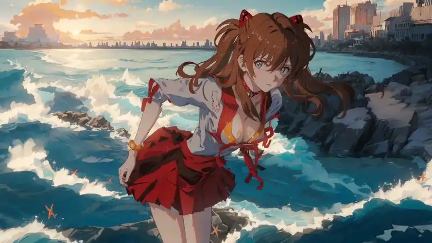 eva 明日香 绫波丽 高清图片-近视的计算机小白-默认收藏夹-哔哩哔哩