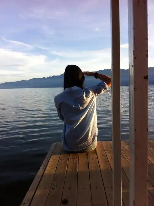 眺望那片风景,静静的,离开你,远行的孤独背影 眺望那片风景,静静的