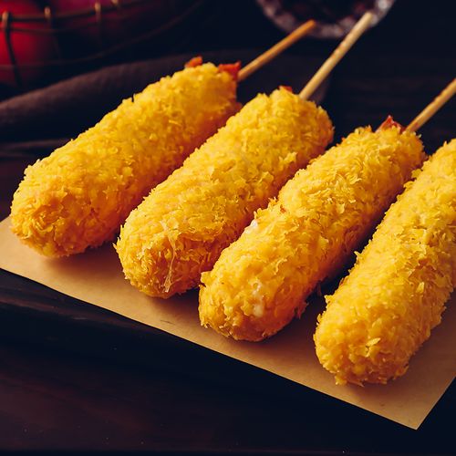 拉丝热狗芝士韩国网红棒芝10根香肠