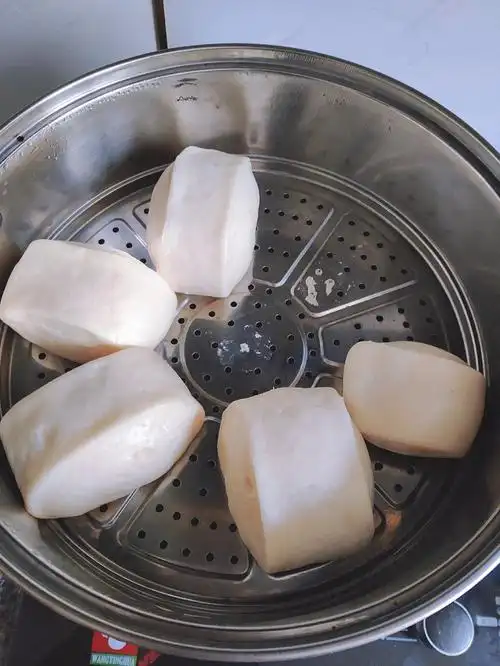 第一次做馒头不加一滴水的奶香小馒头