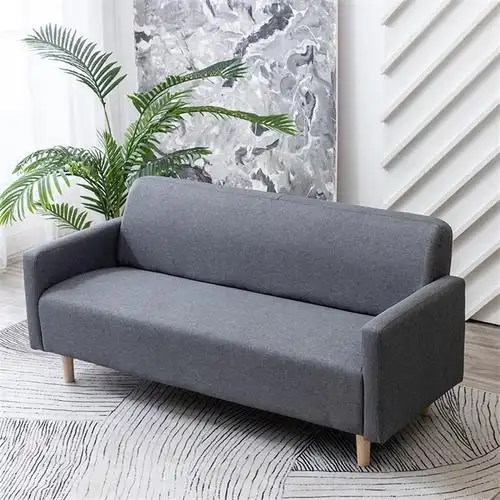 鑫环境 150cm小三人位沙发北欧简易租房卧室客厅女服装店铺三人布艺