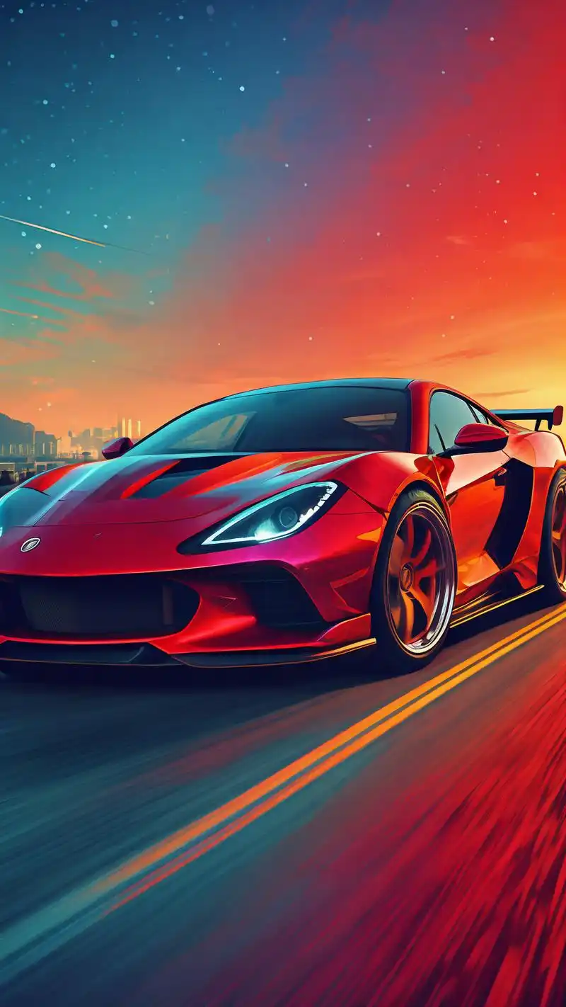 07炫酷红色跑车壁纸合集97 亲们,今天给大家带来一组超级炫酷的