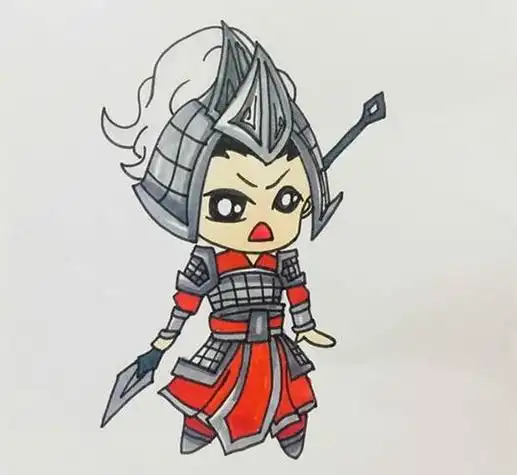 幼儿将军简笔画 简笔画图片大全-普车都