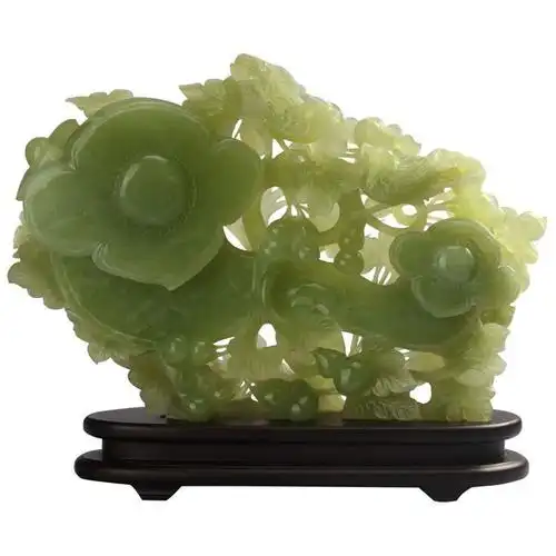 工美 岫玉摆件《福禄寿喜》00004488