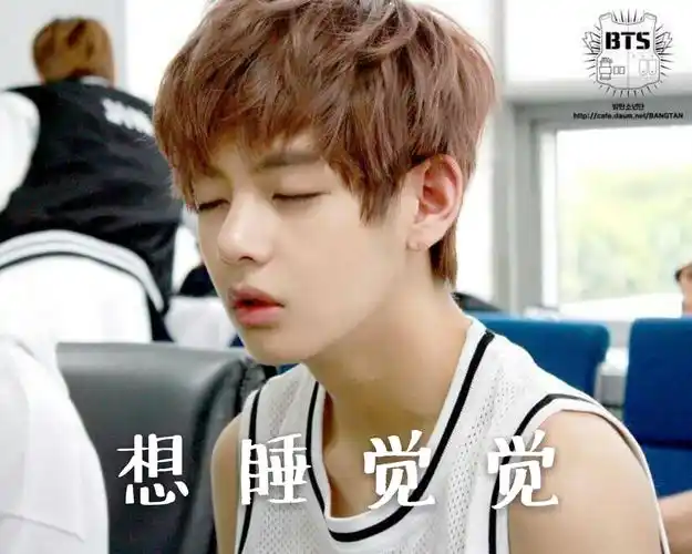 防弹少年团表情包金泰亨