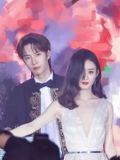 赵丽颖&王一博 王炸姐弟||2020腾讯星光大赏同框互动