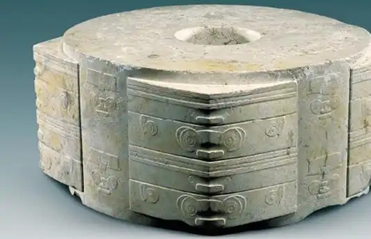 华夏遗珍_玉器17_神人纹玉琮王