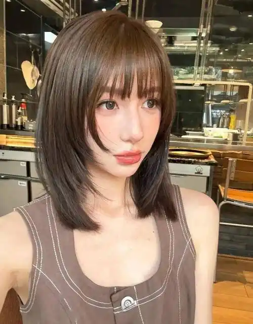 发型_短发_刘海