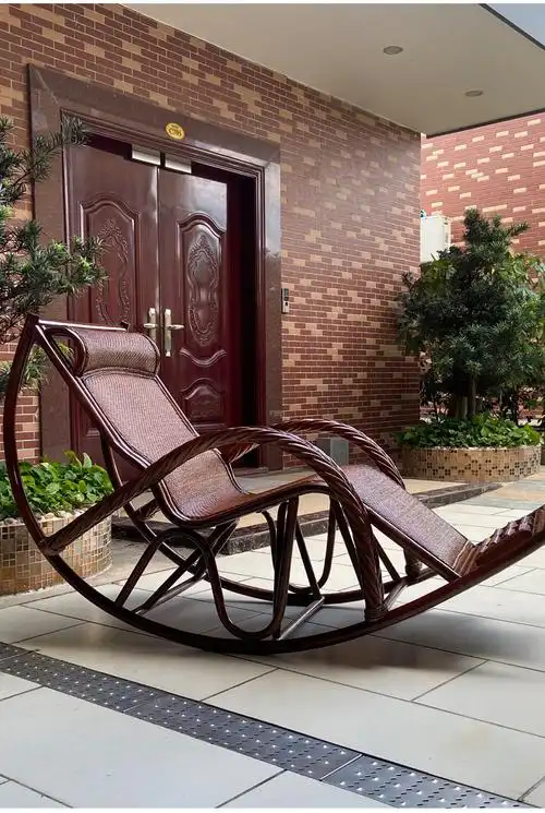 藤木摇椅 套装二【1张摇椅 1个茶几】 请备注款式和颜色【图片 价格