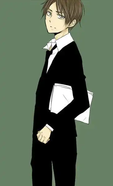 求艾伦穿西装的图···大概像下图这种