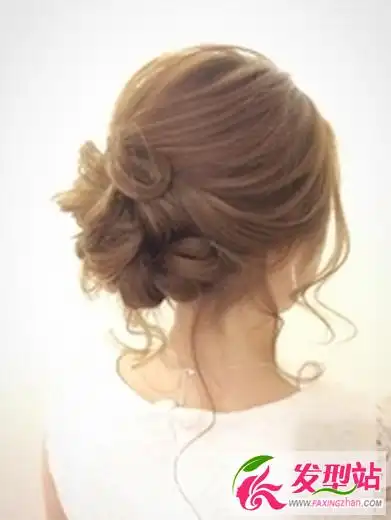 参加婚礼宴会聚会时尚盘发气质优雅盘发发型图片2