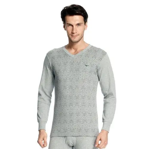 七匹狼男士保暖内衣秋冬套装纯棉秋衣秋裤基础全棉毛衫金刚狼印花