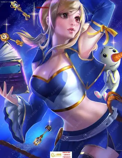 来自加拿大画师超级卡通角色手绘作品原画插画