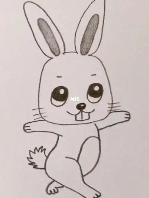 如何画小兔子