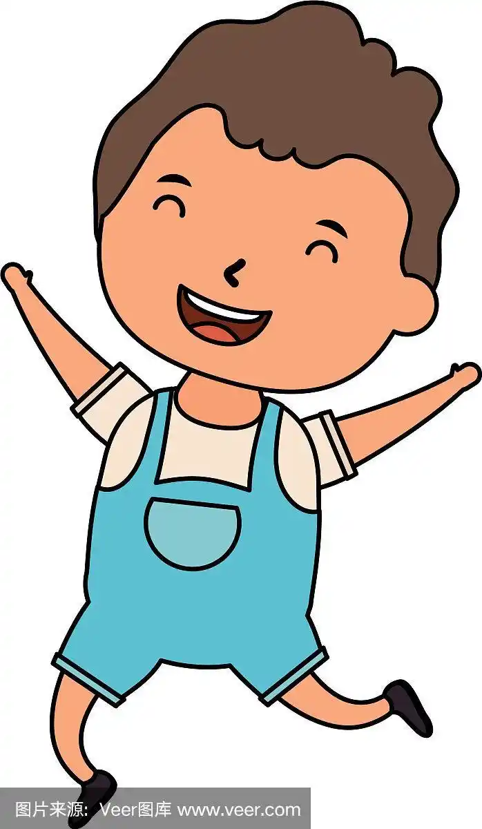 可爱的小男孩漫画人物
