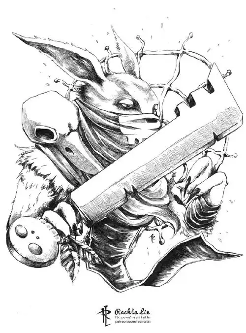 dota2大触手绘作品黑与白就可以展示一切