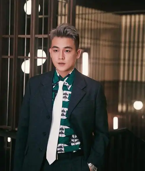 我们来看欧豪的这个造型,首先令人眼前一亮的就是欧豪的发型了,在印象