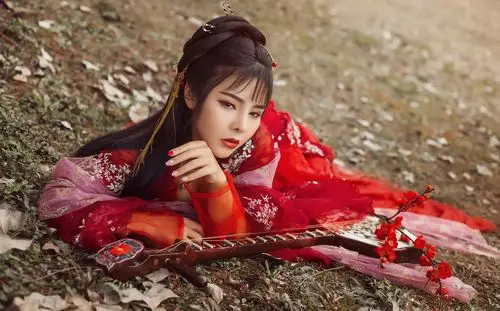 红衣_人像_poco摄影,人像,古风,汉服