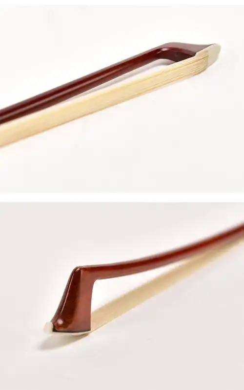 莱斯曼德巴西苏木小提琴弓黄铜纯马尾小提琴弓子圆杆弓34的280银色