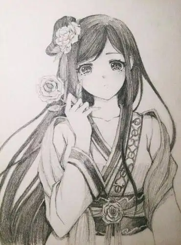 十二星座专属手绘素描少女壁纸狮子座最卡通水瓶座是京剧美女