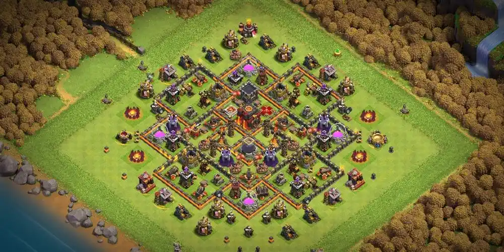 10本十本超强防御护资日常,部落冲突阵型分享,10本十本超强防御护资