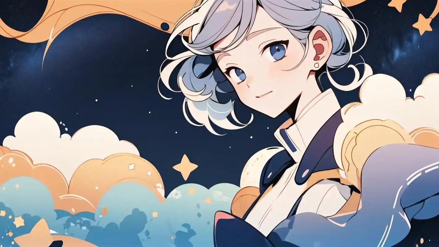 90卡通动漫星空壁纸,梦幻与现实的交织96 嘿,宝宝们~今天给大家