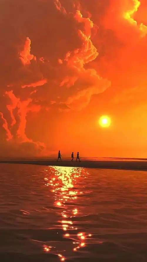 最美迷人的晚霞风光图,高清图片,手机壁纸