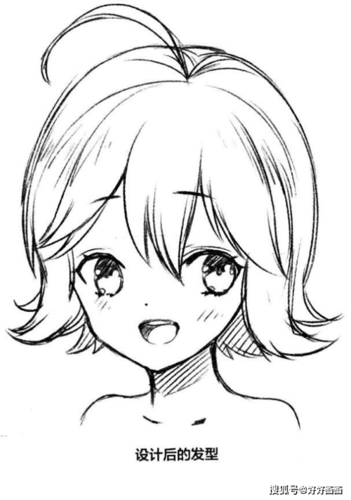 如何画好动漫人物头发_手机搜狐网